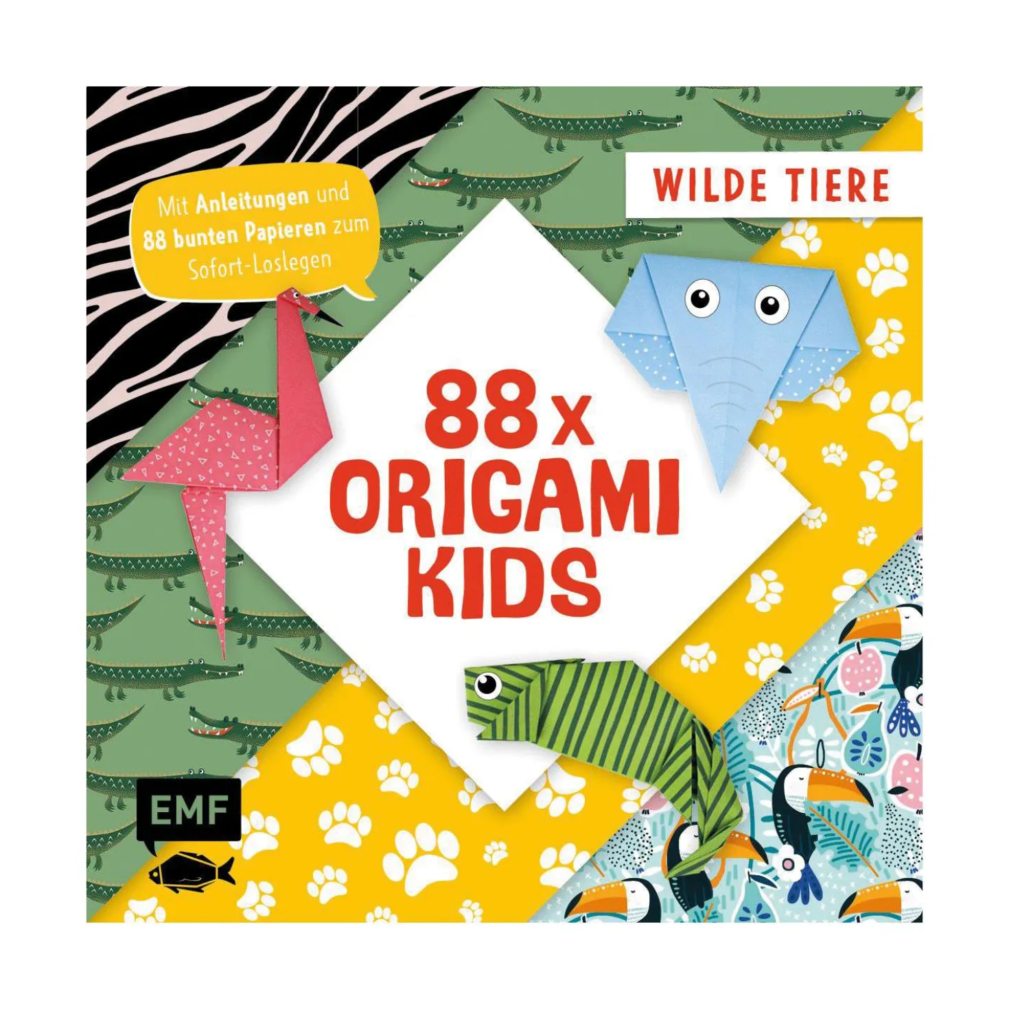 88 x Origami Kids – Wilde Tiere