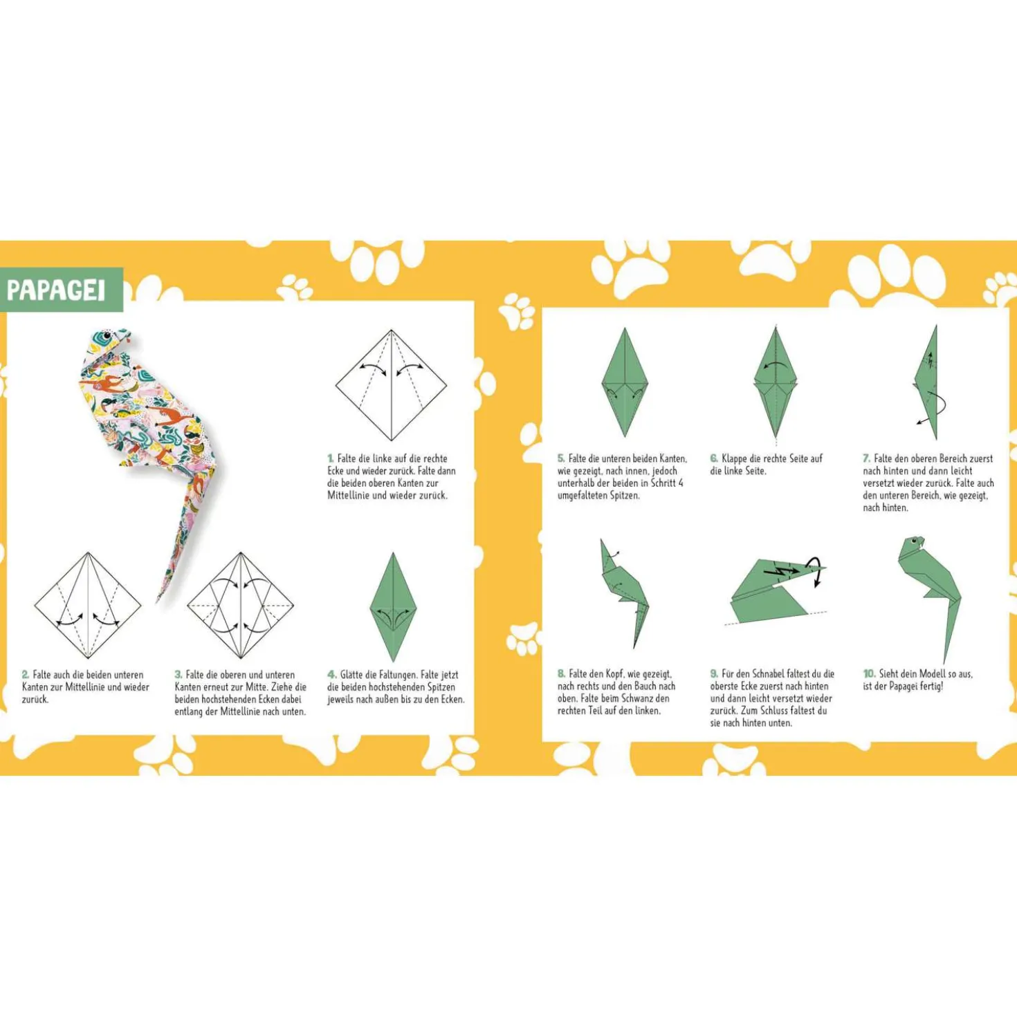 88 x Origami Kids – Wilde Tiere