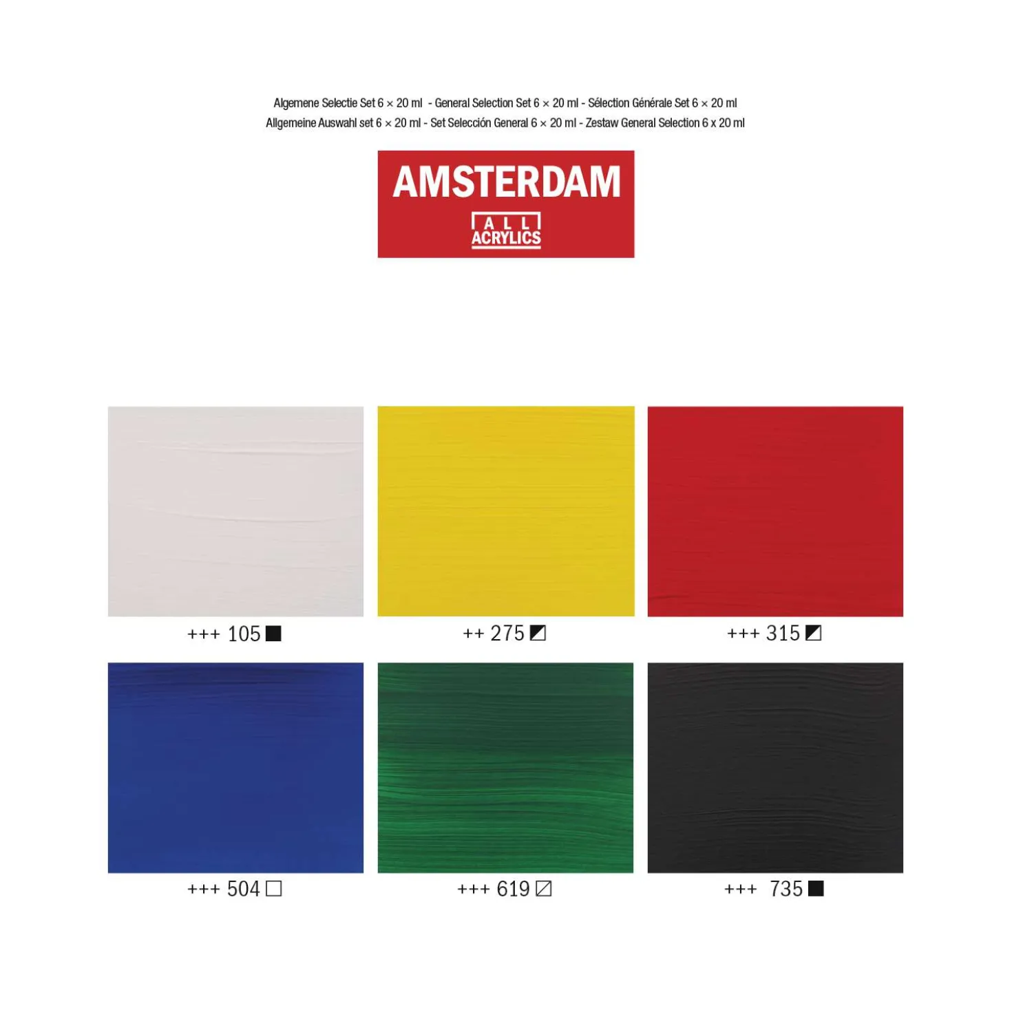 AMSTERDAM Acrylfarbe StandardIntrosets