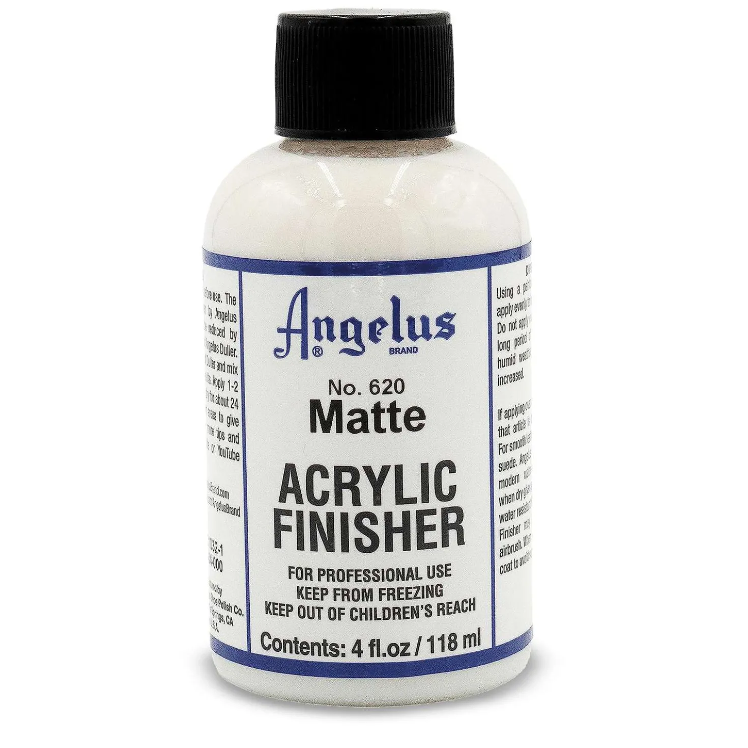 Angelus® ACRYLIC FINISHER N° 620 – Transparenter, Matt Topcoat für Acryl-Lederfarbe