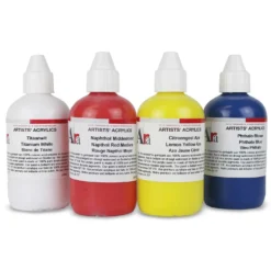 ARA Acrylfarben-Set – 4 x 250 ml Primärfarben