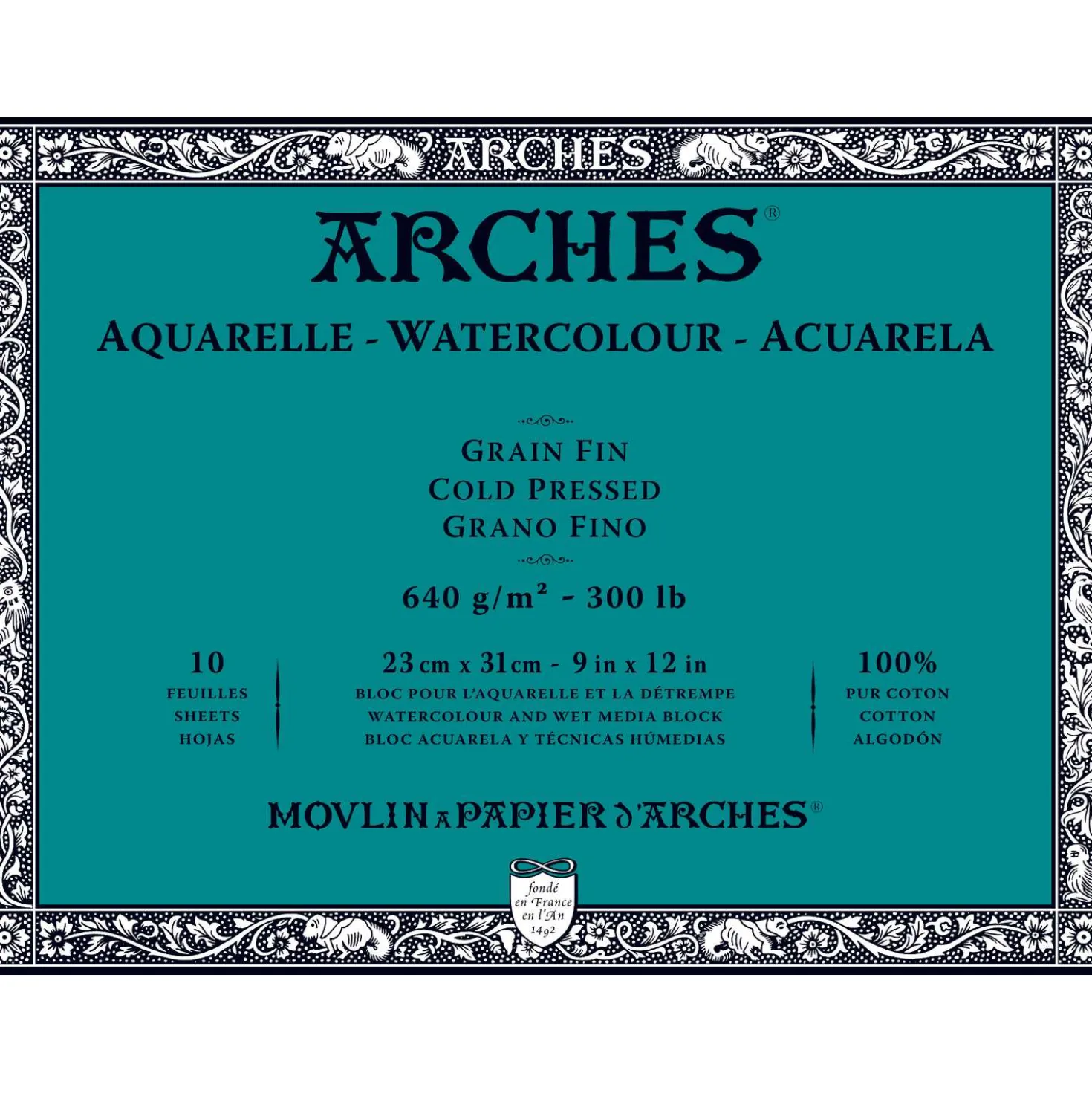 ARCHES® Aquarell-Büttenblock