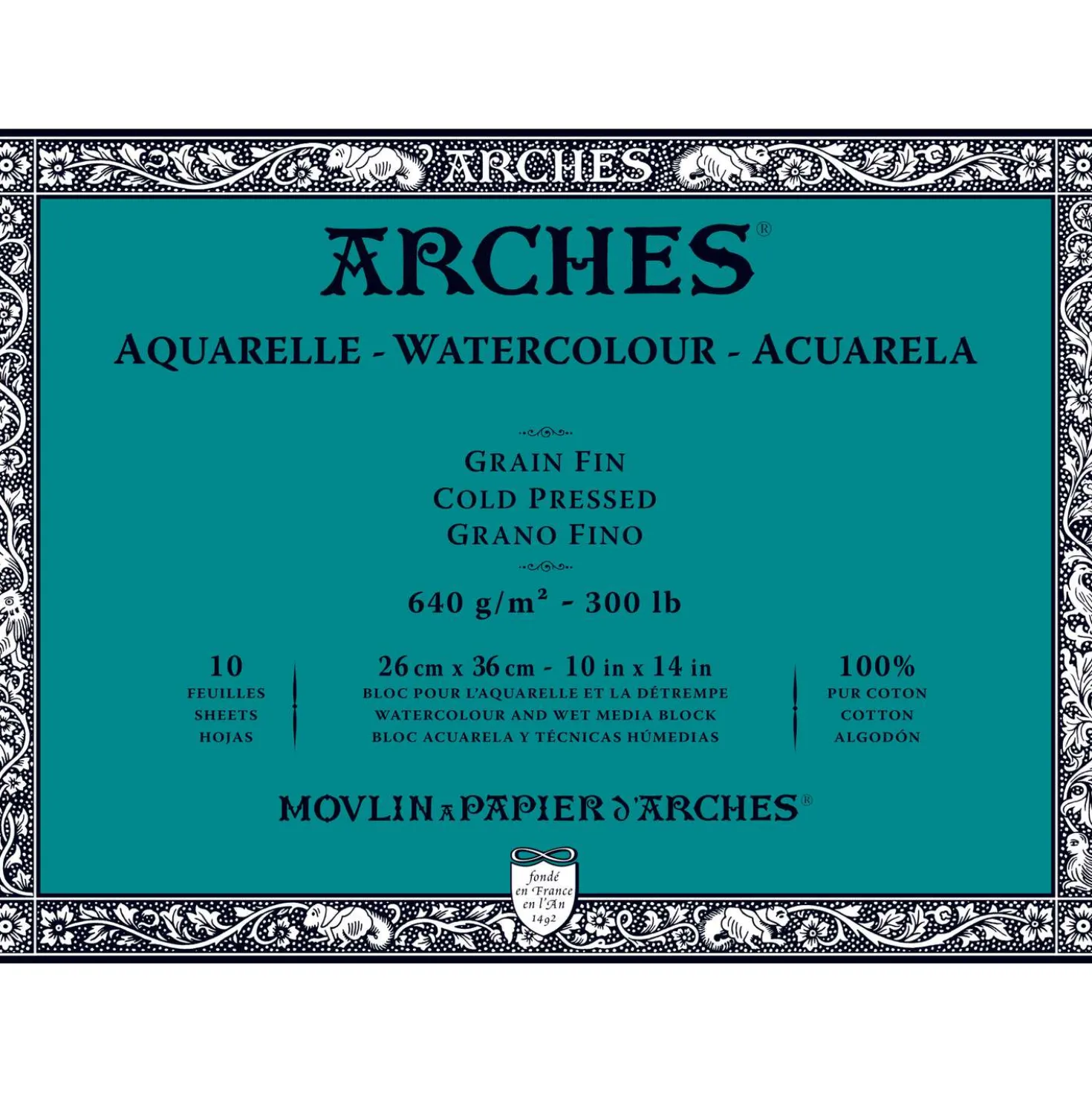 ARCHES® Aquarell-Büttenblock