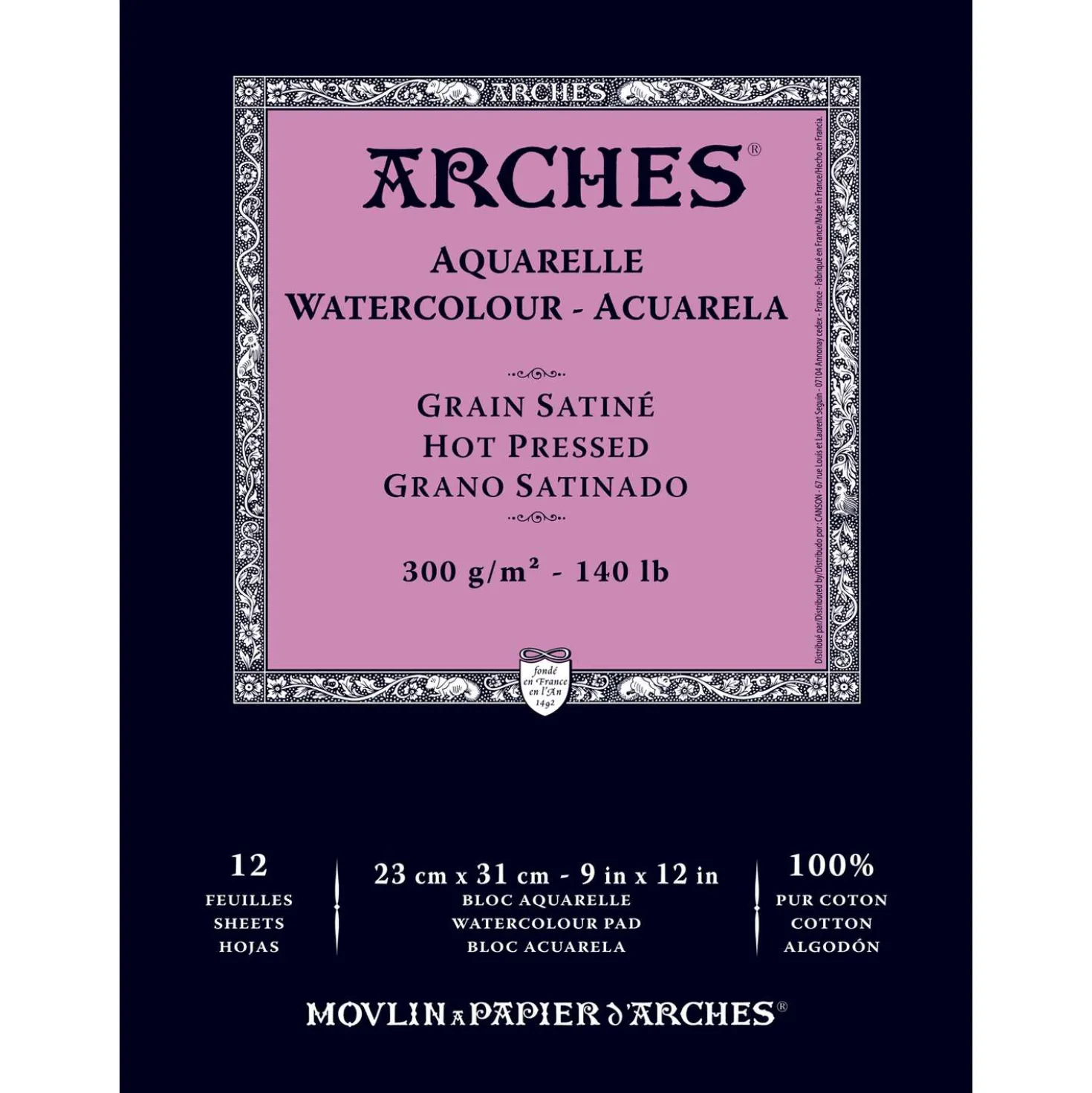 ARCHES® Aquarellkarton-Blöcke Aquarell-Büttenblock