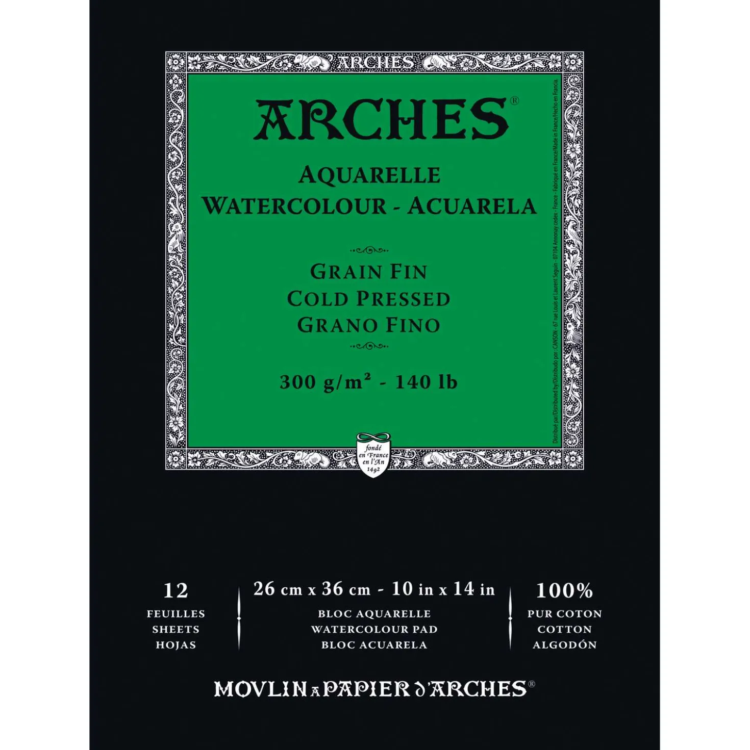 ARCHES® Aquarellkarton-Blöcke Aquarell-Büttenblock