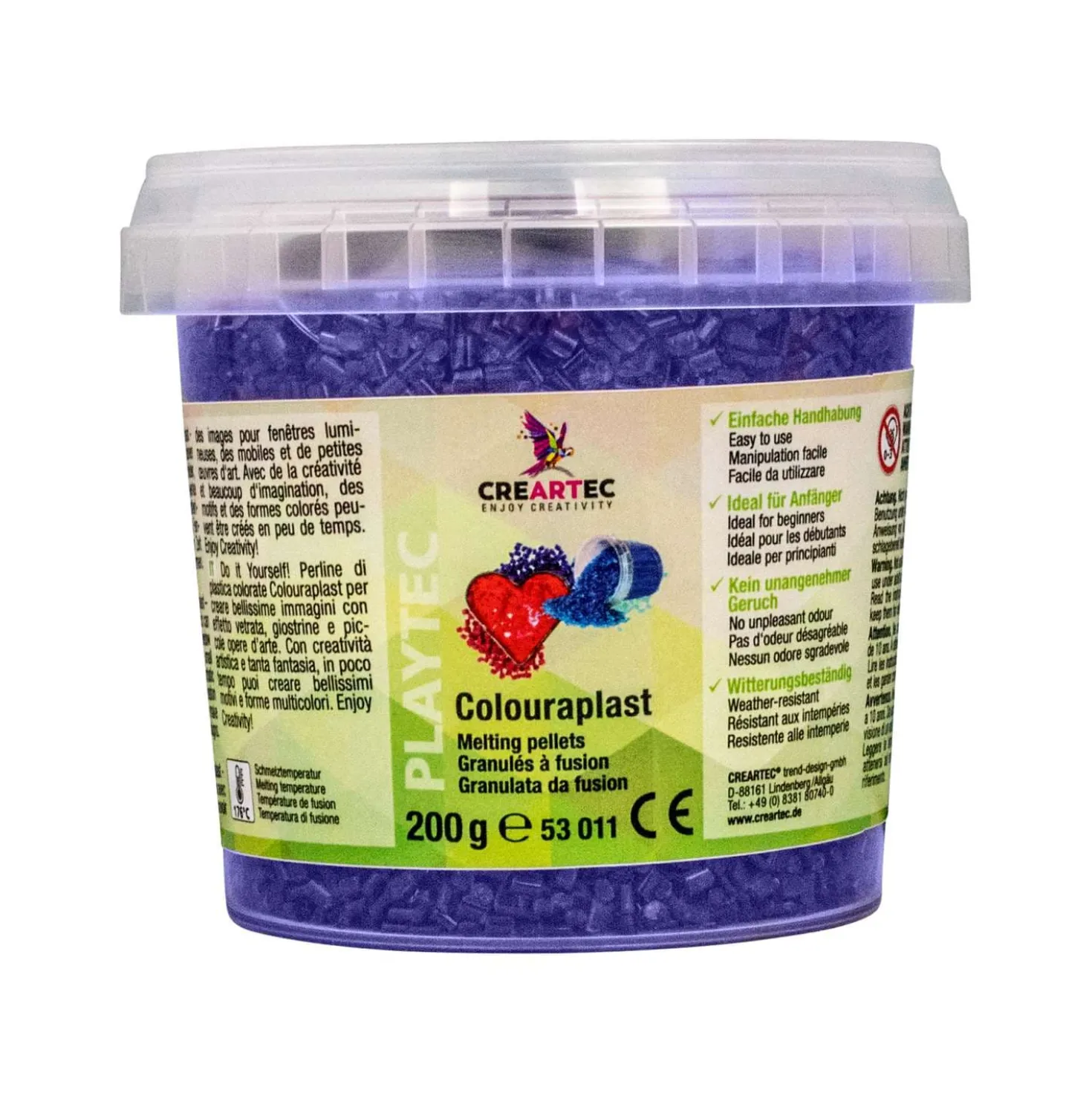 ARTIDEE® Colouraplast Schmelzgranulat