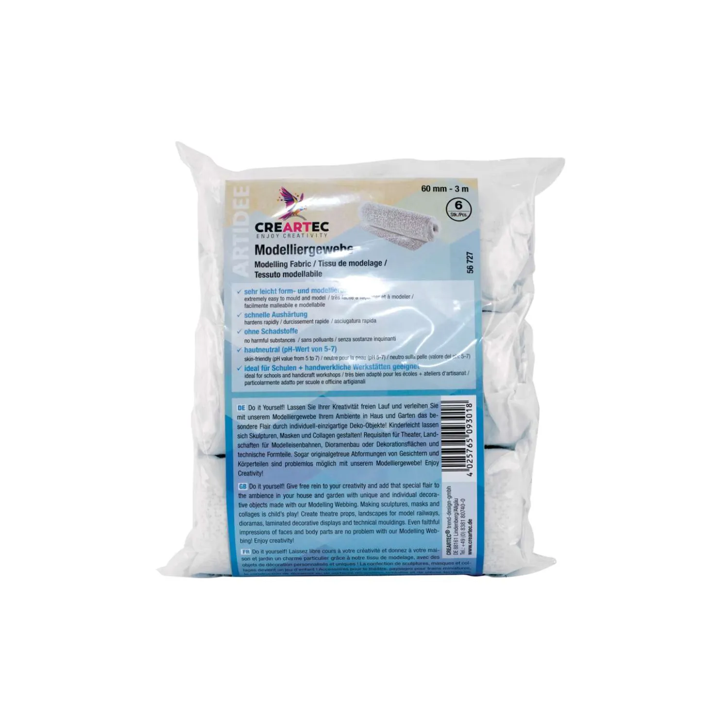 ARTIDEE® ARTEX- Gipsbinden Modellier-Gewebe