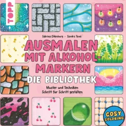 Ausmalen mit Alkoholmarkern - die Bibliothek