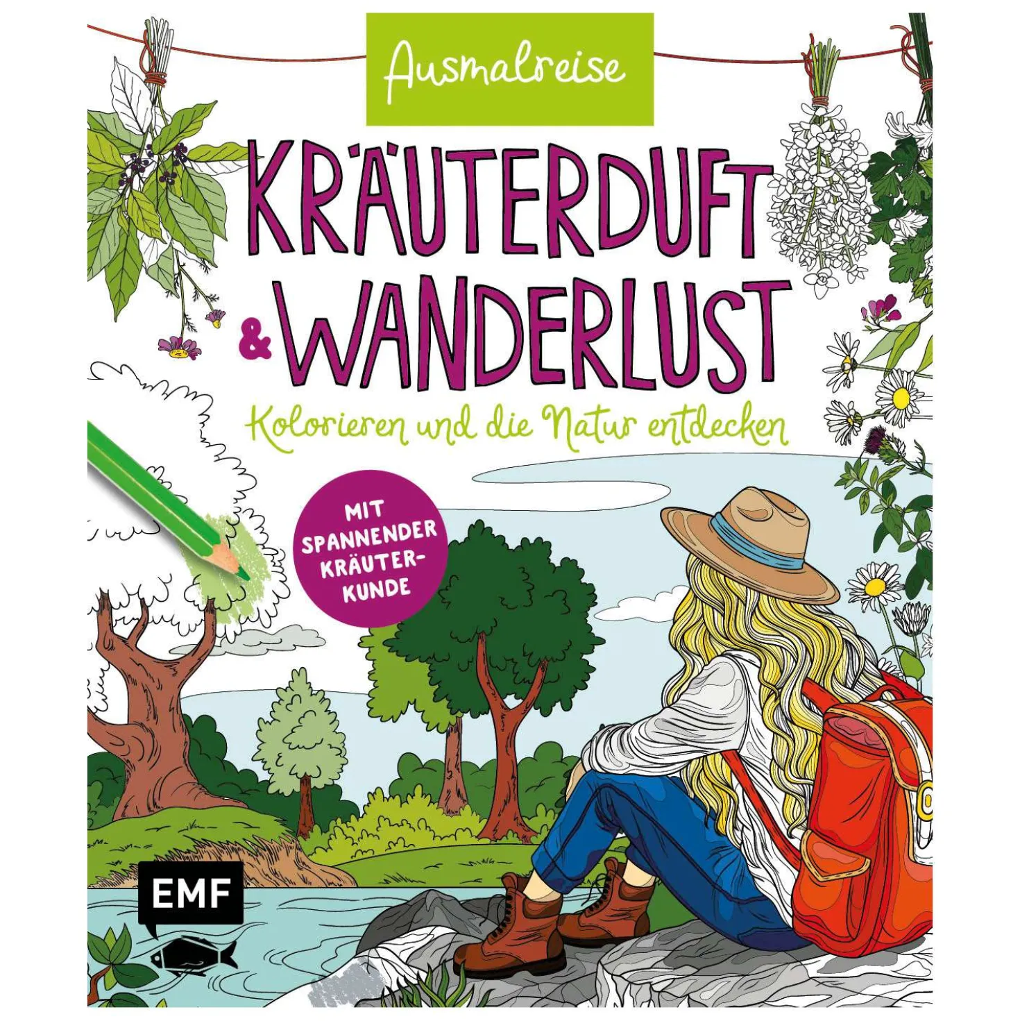 Ausmalreise Kräuterduft und Wanderlust