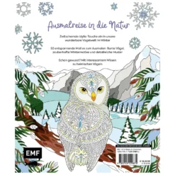 Ausmalreise Winterliche Vogelwelt