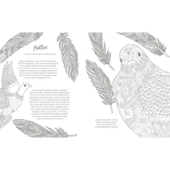 Ausmalreise Winterliche Vogelwelt