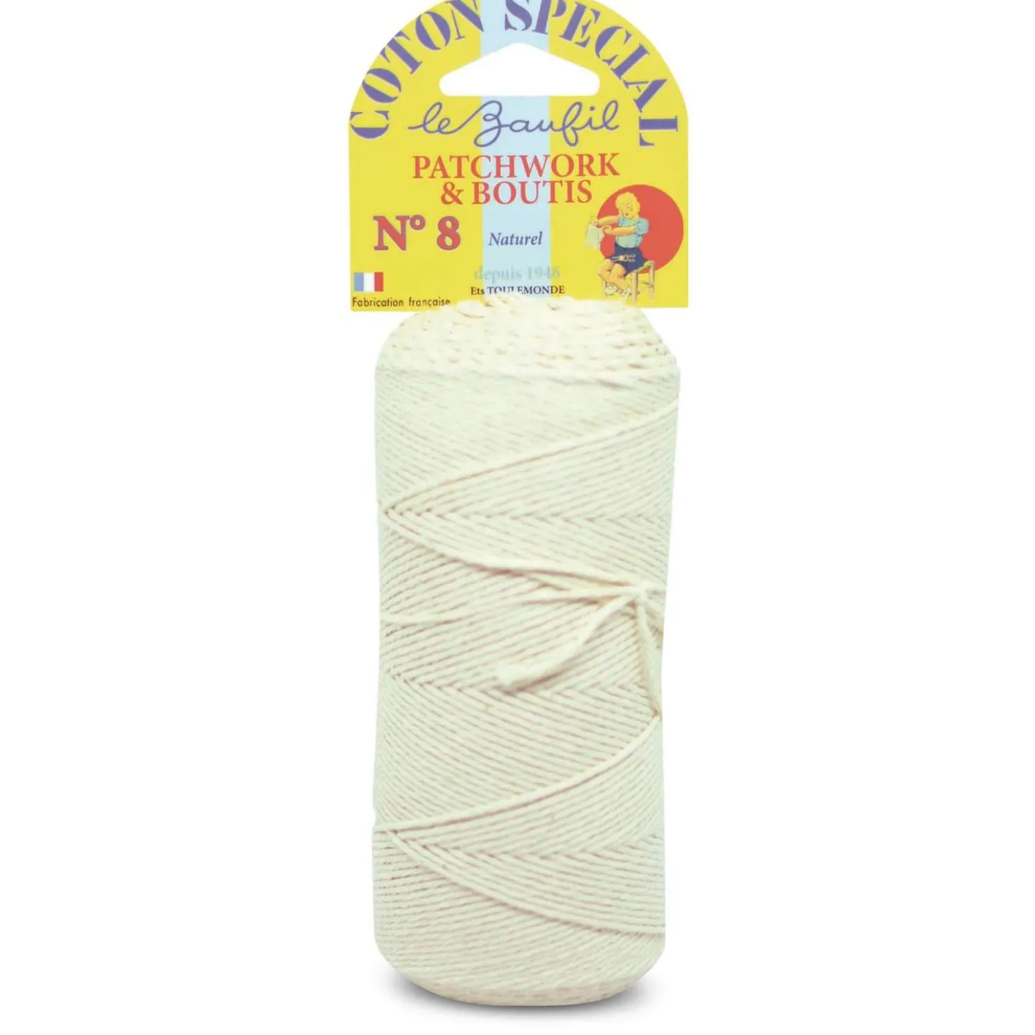 Baumwollgarn N°8, Boutis Patchwork