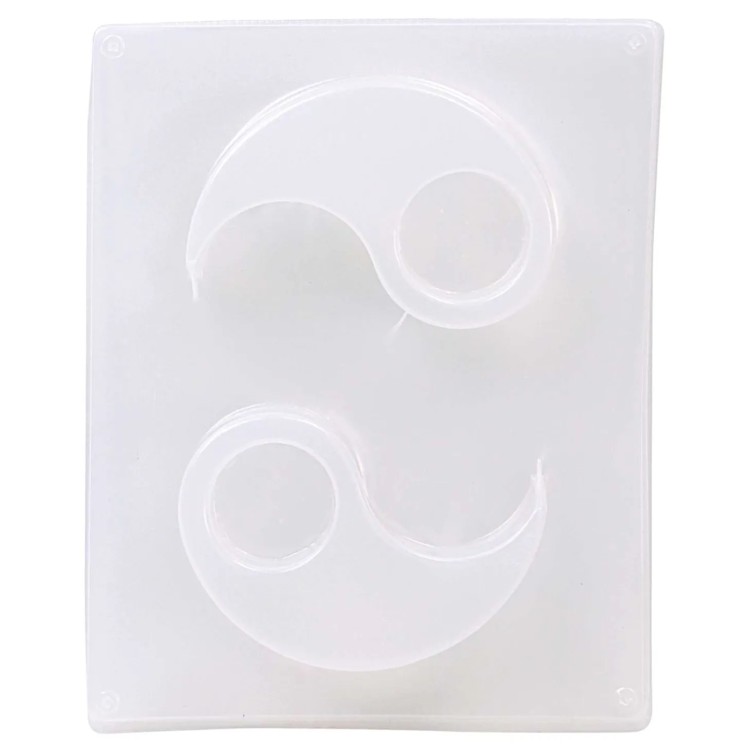 Betonform Kerzenständer, Ying-Yang 130 mm