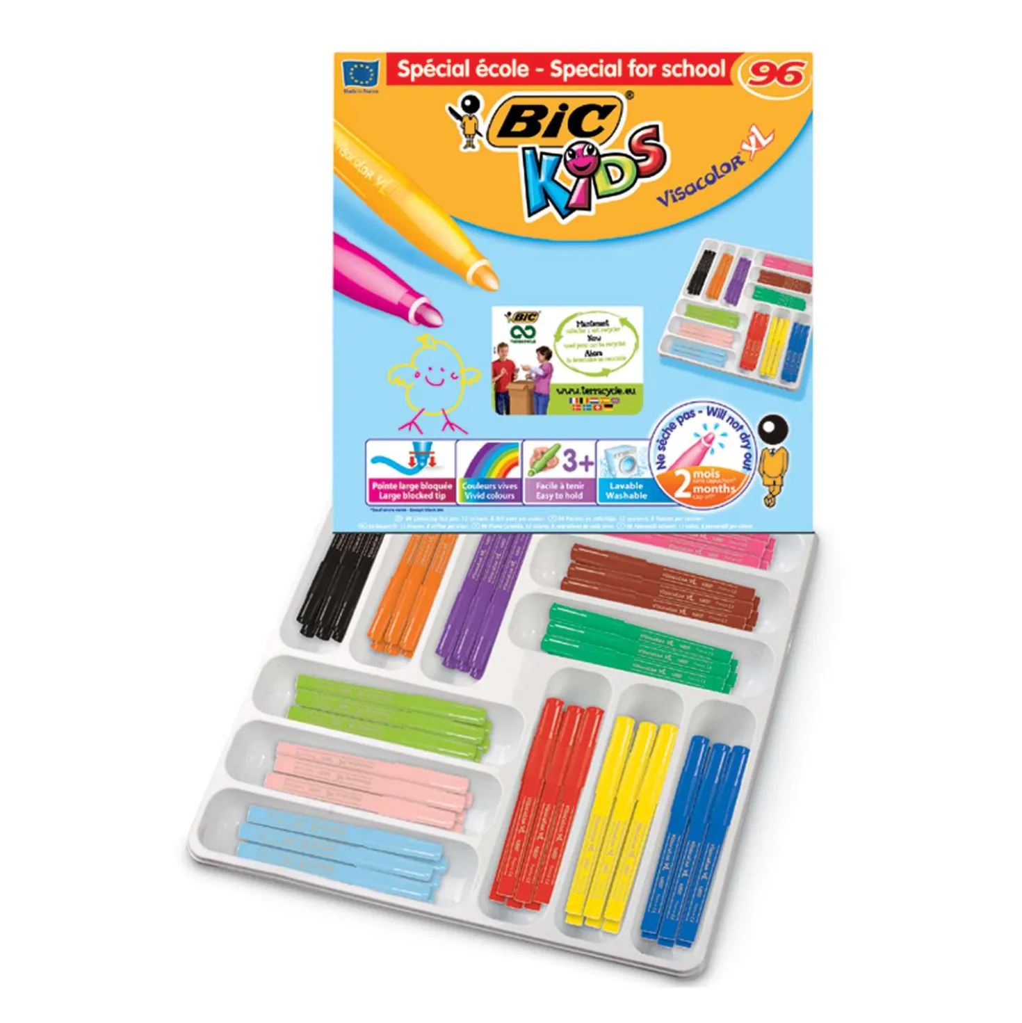 BIC® Kids COLEUR Fasermaler-Sets