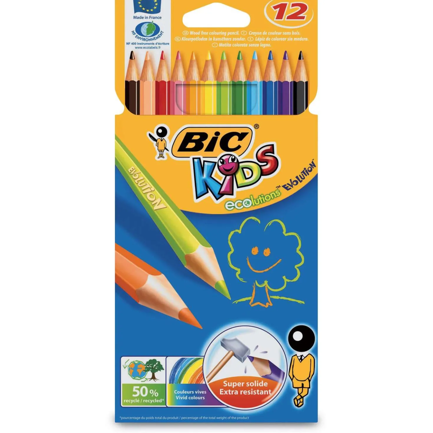 BIC® KIDS ecolutions™ EVOLUTION® Farbstift-Sets