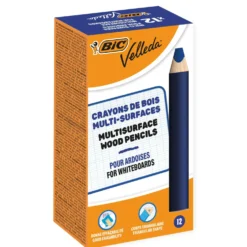 BiC® Kids Multi-Surface Farbstifte – 12er-Set Blau
