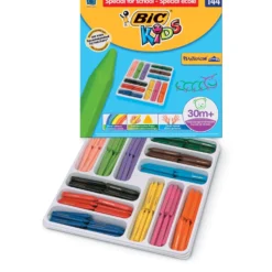 BIC® KIDS PLASTIDECOR®, Dreikant - Wachsmalkreide Set