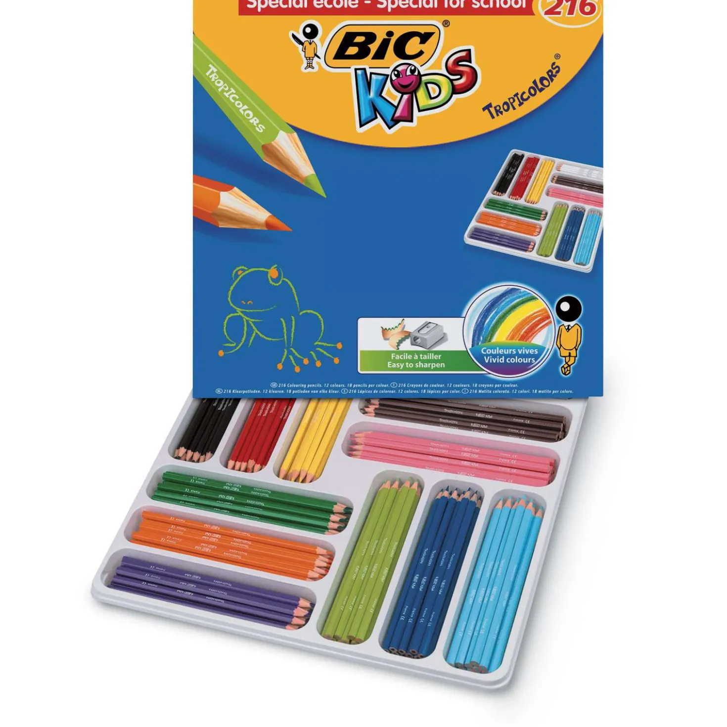 BIC® KIDS TROPICOLORS™ Farbstift-Sets Buntstifte