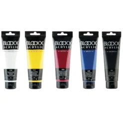 BLOCKX ACRYLIC ARTIST Acrylfarben-Set, Primärfarben