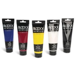 BLOCKX ACRYLIC ARTIST Acrylfarben-Set, Primärfarben