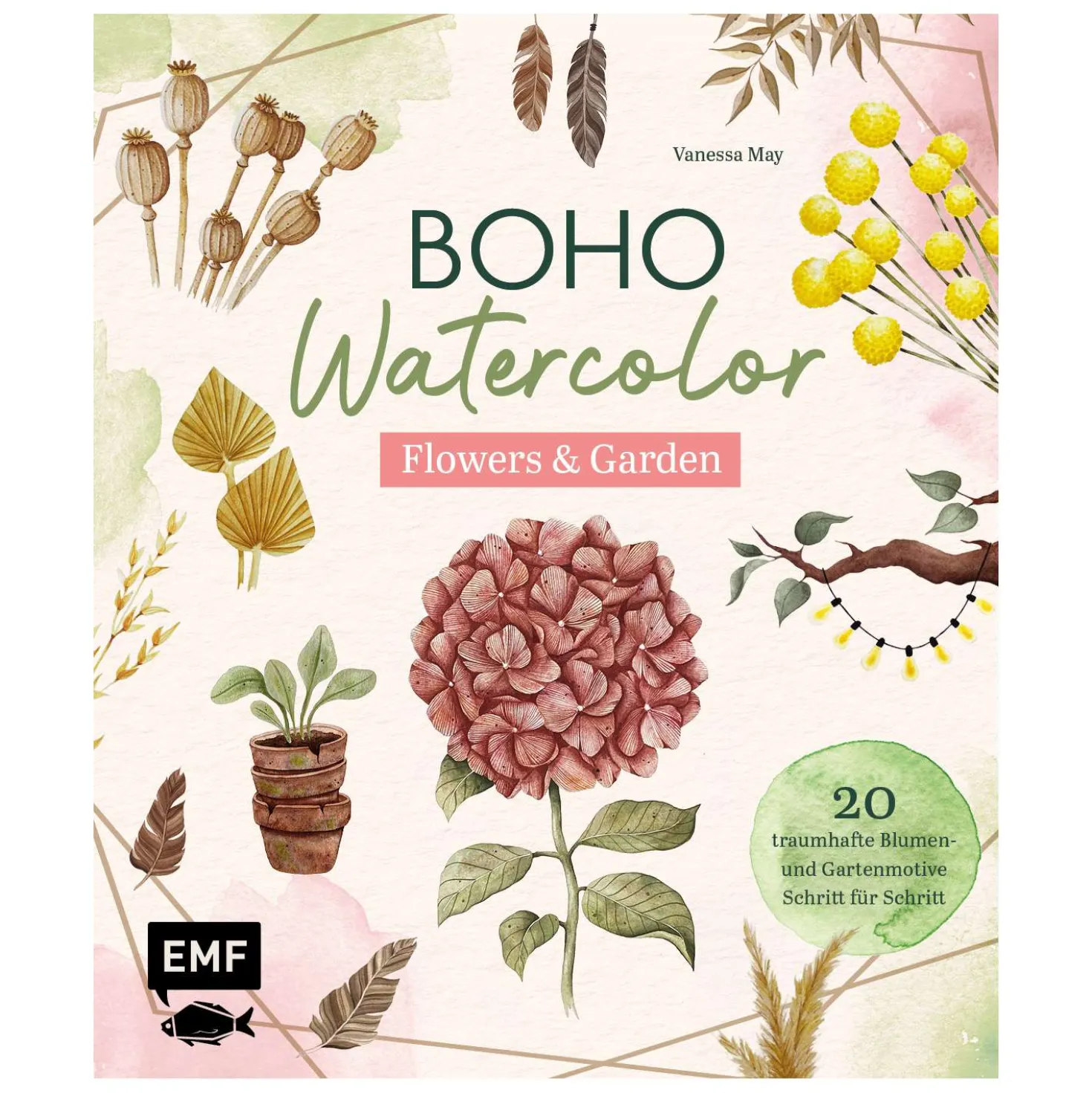 Boho Watercolor – Flowers & Garden