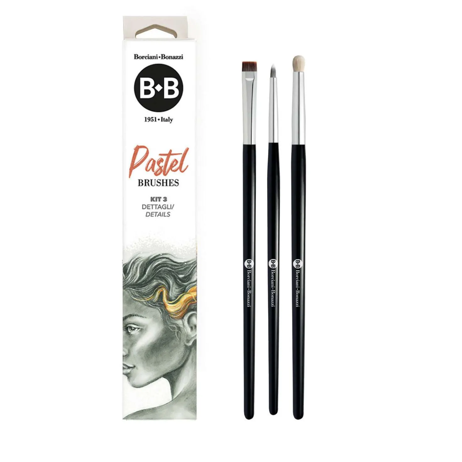 Borciani e Bonazzi Pinselset - Pastellpinsel