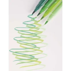 Bruynzeel Creatives Fineliner Brush Pen Sets im Metall-Etui