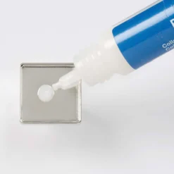 Cabochon quadratischer Anhänger, silberfarben