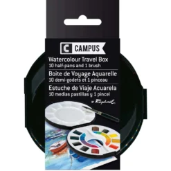 CAMPUS® Watercolour Travelbox Aquarell-Set