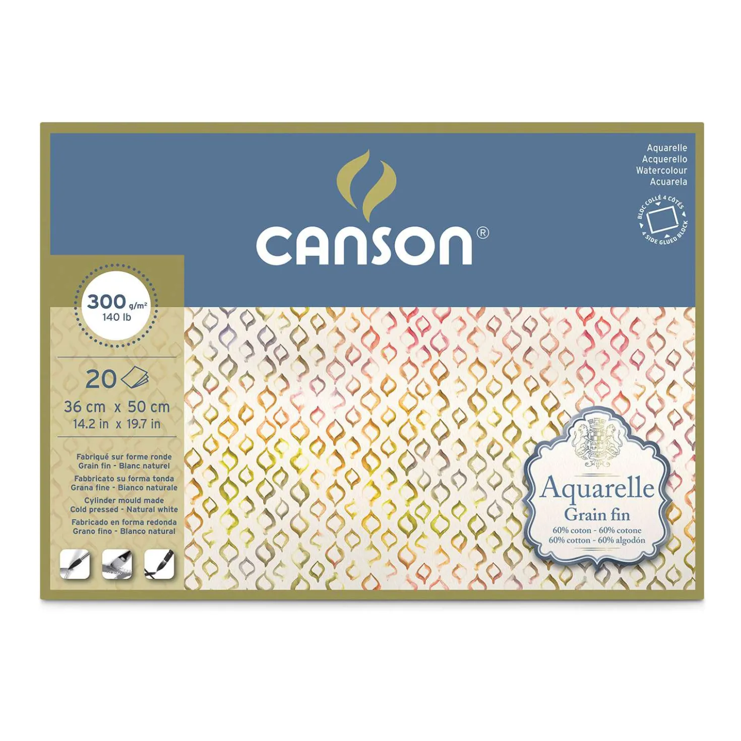 CANSON® Aquarelle Aquarellpapier
