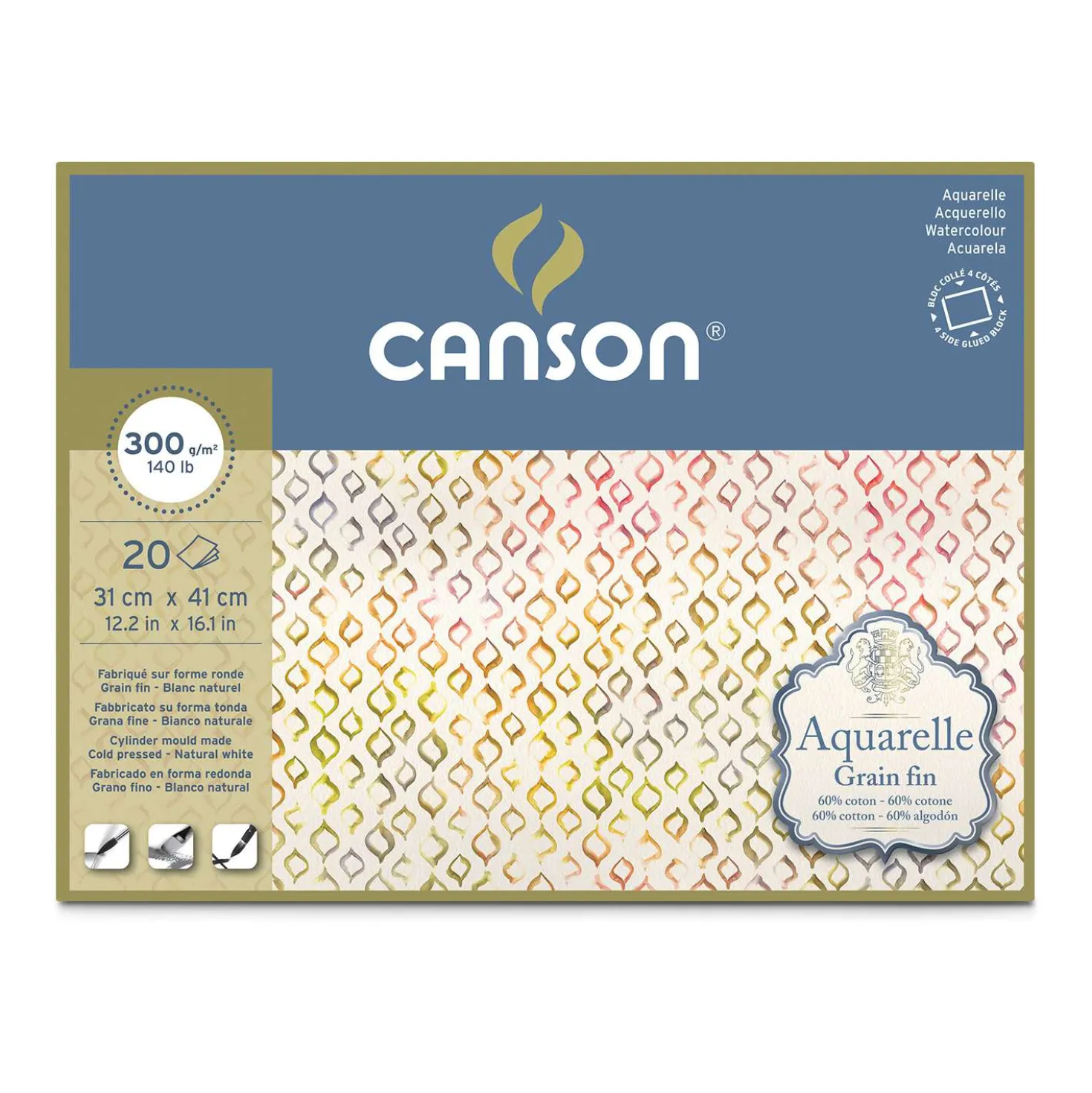 CANSON® Aquarelle Aquarellpapier