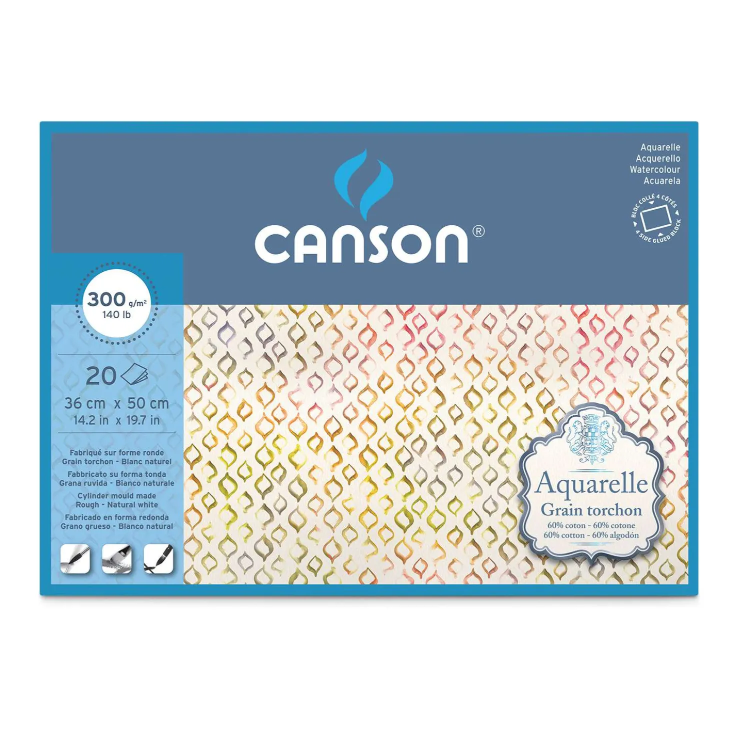CANSON® Aquarelle Aquarellpapier