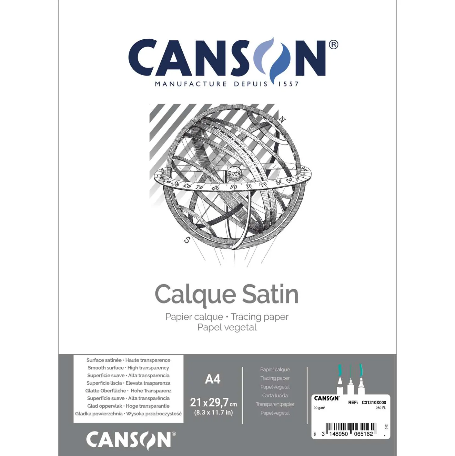 CANSON® Calque satiniertes Transparentpapier