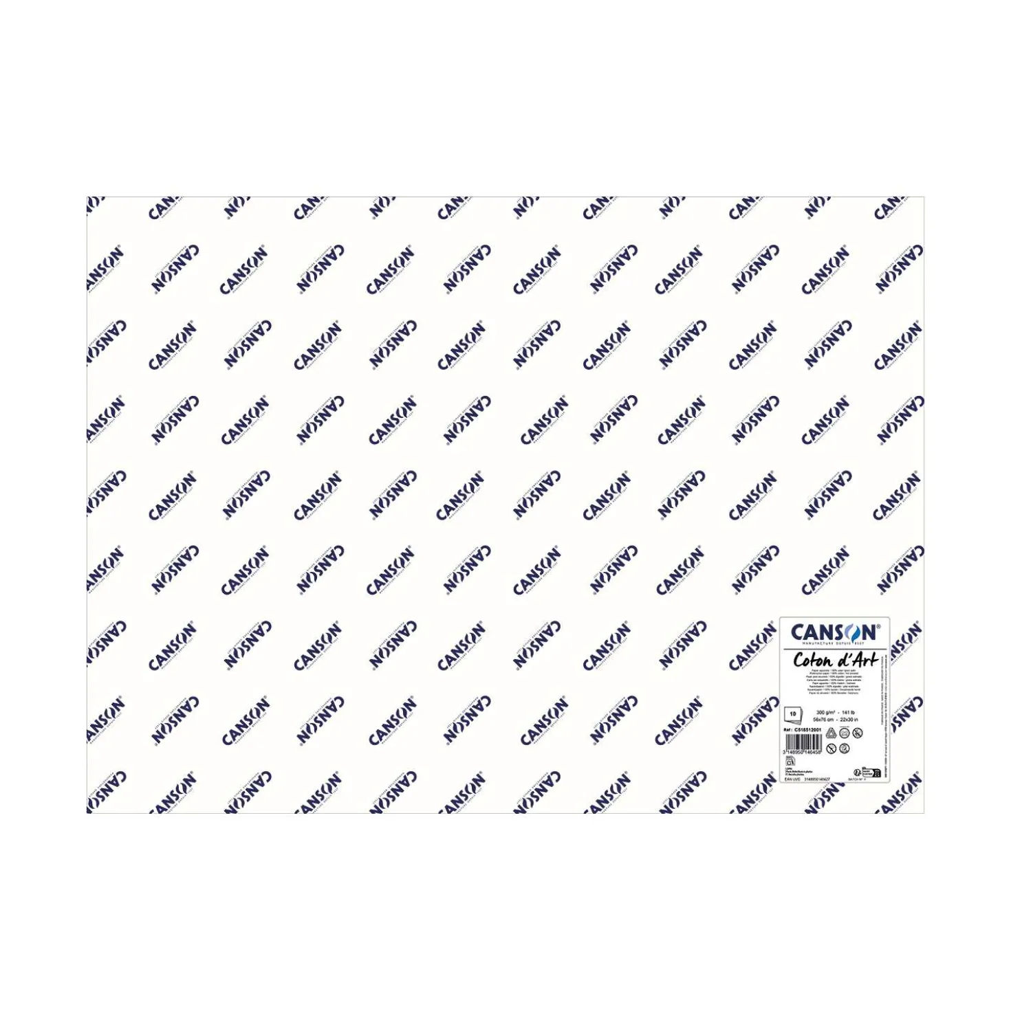 CANSON® Coton d'Art Aquarellkarton, Feinkorn