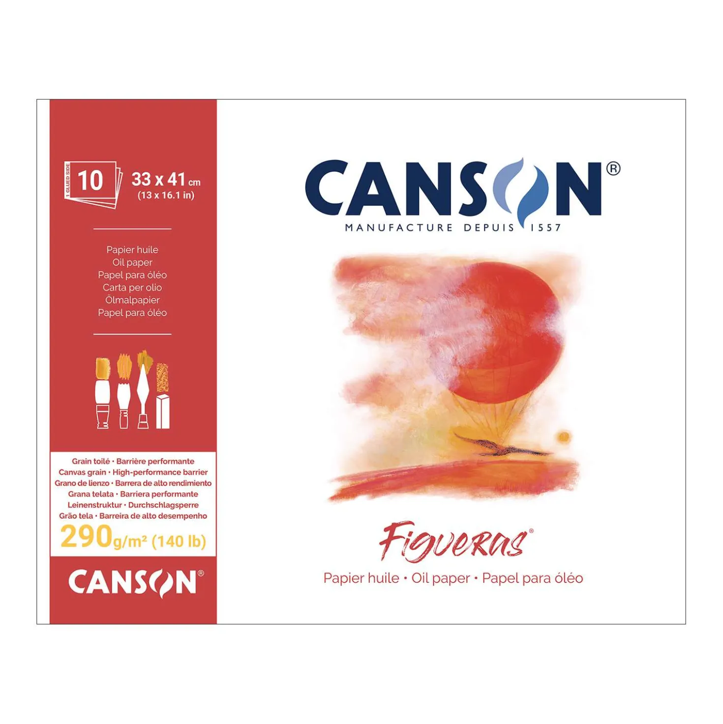 CANSON® Figueras® Öl/Acrylblock, längsseitig geleimt