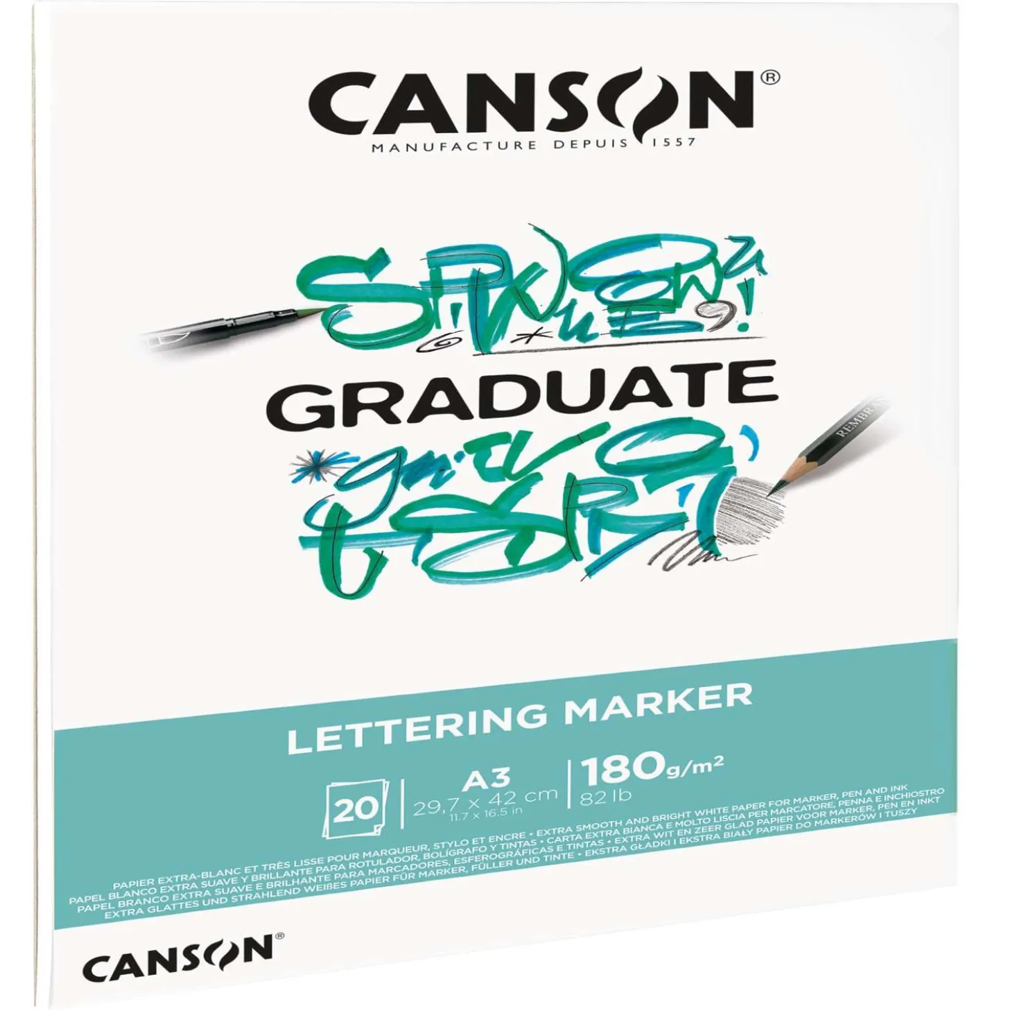 CANSON® Graduate Lettering Marker Block