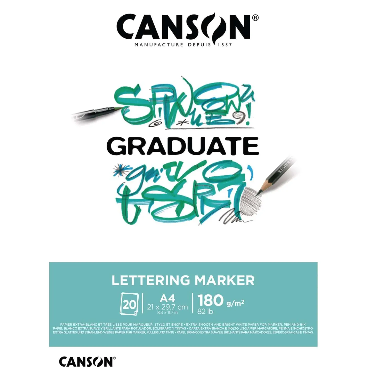 CANSON® Graduate Lettering Marker Block