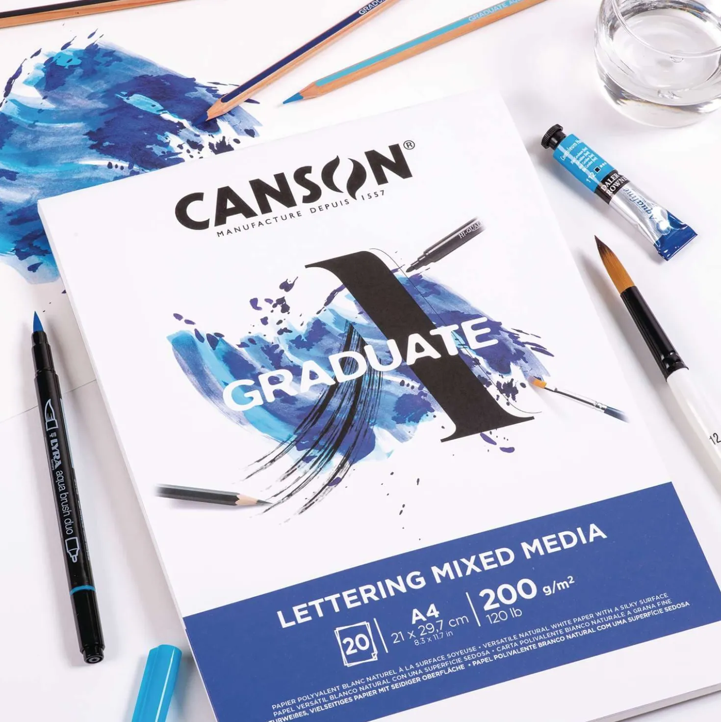 CANSON® Graduate Lettering Mixed Media Block