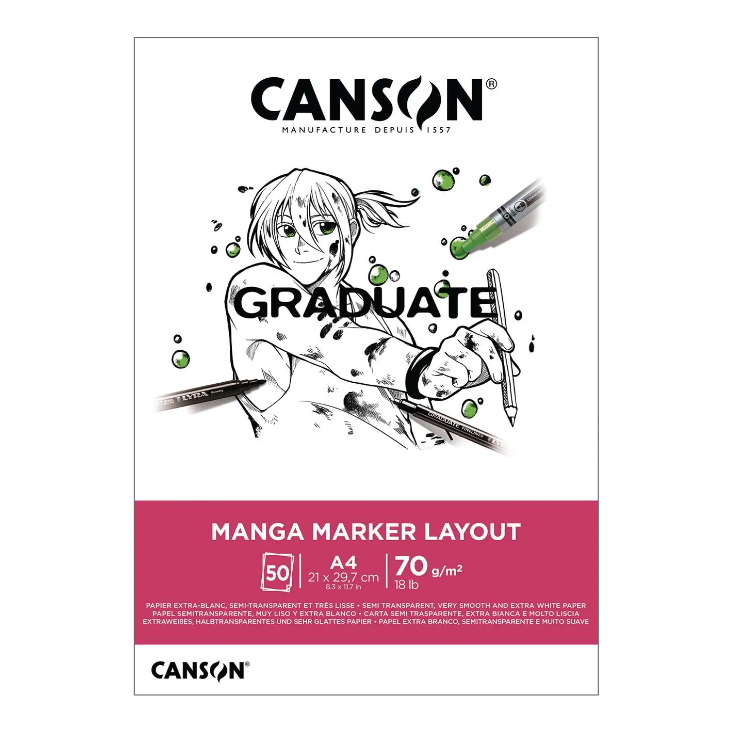 CANSON® Graduate Manga Marker Layout Block