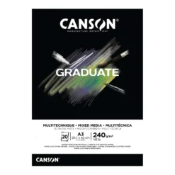CANSON® Graduate Mixed Media Black Block