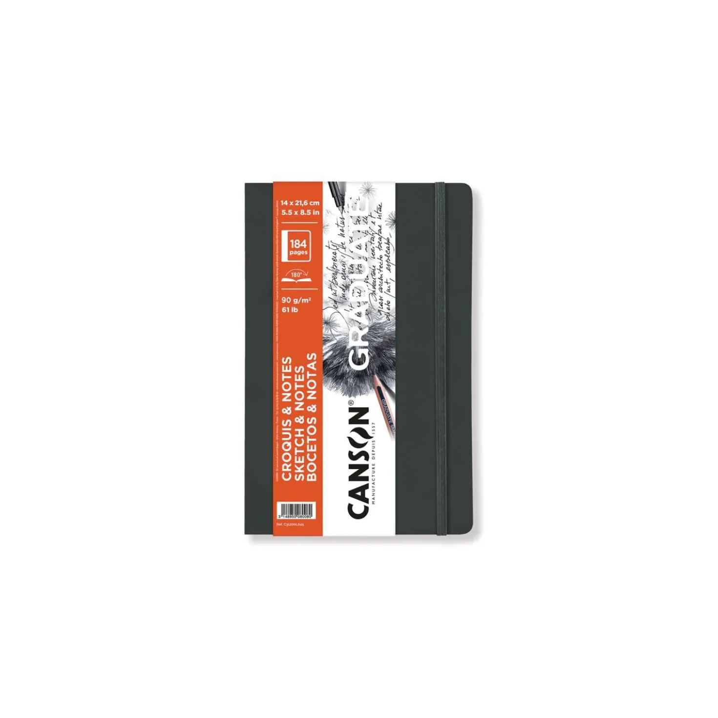 CANSON® Graduate Skizzen- & Notizbuch, Softcover