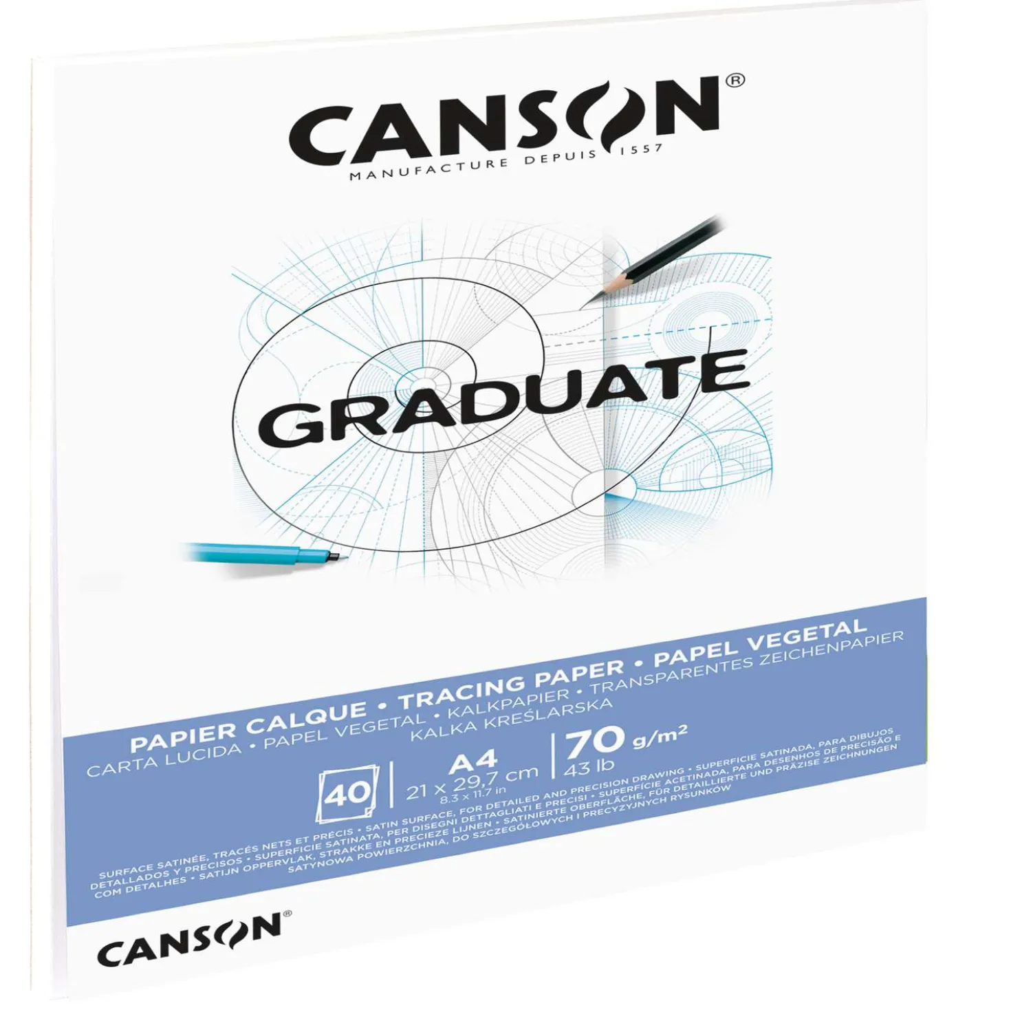 CANSON® Graduate Transparentpapier Block