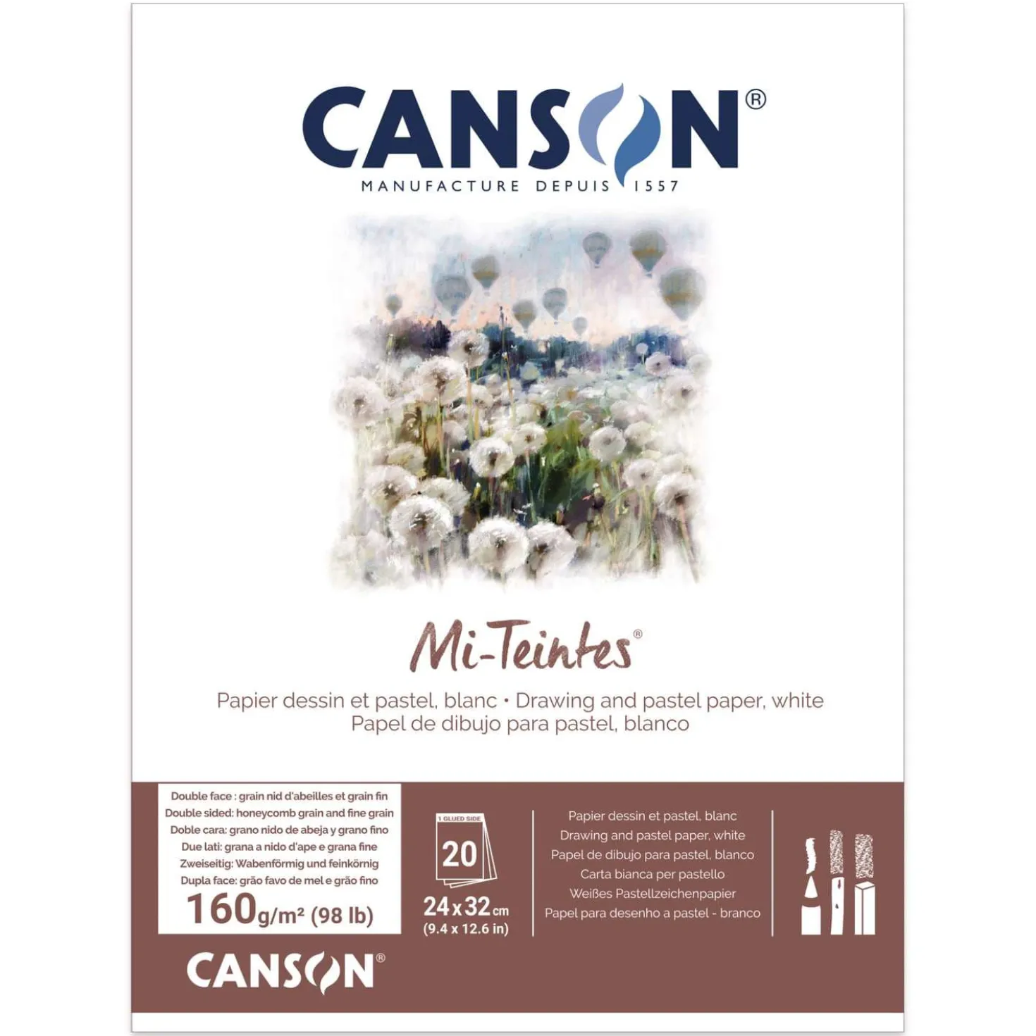 CANSON® Mi-Teintes® Pastellblock