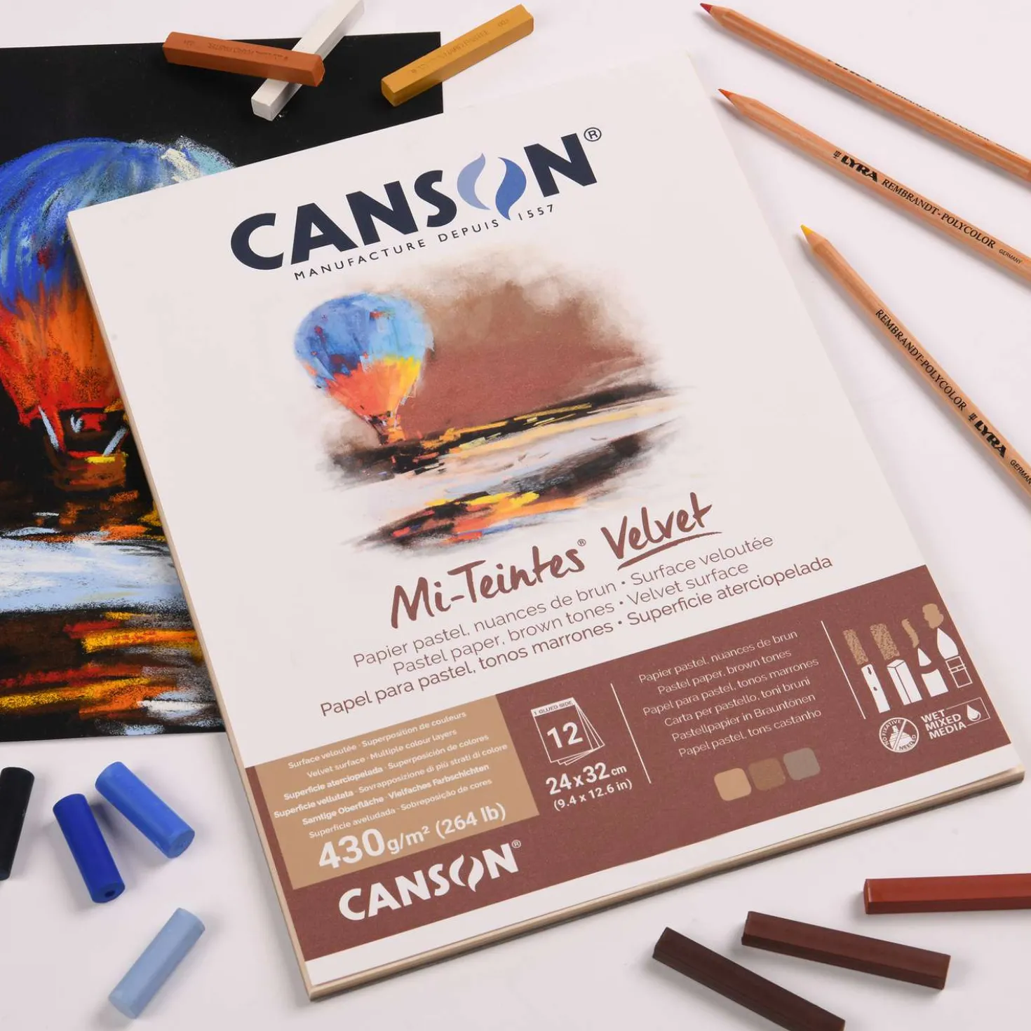 CANSON® Mi-Teintes® Velvet Pastellblock