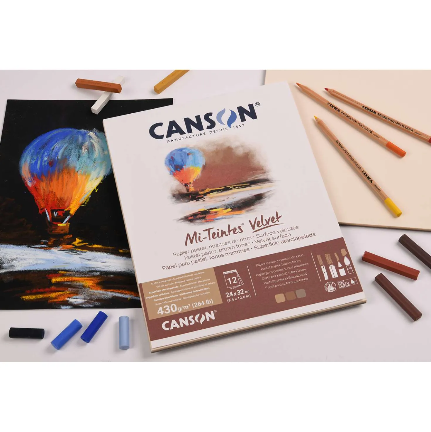 CANSON® Mi-Teintes® Velvet Pastellblock