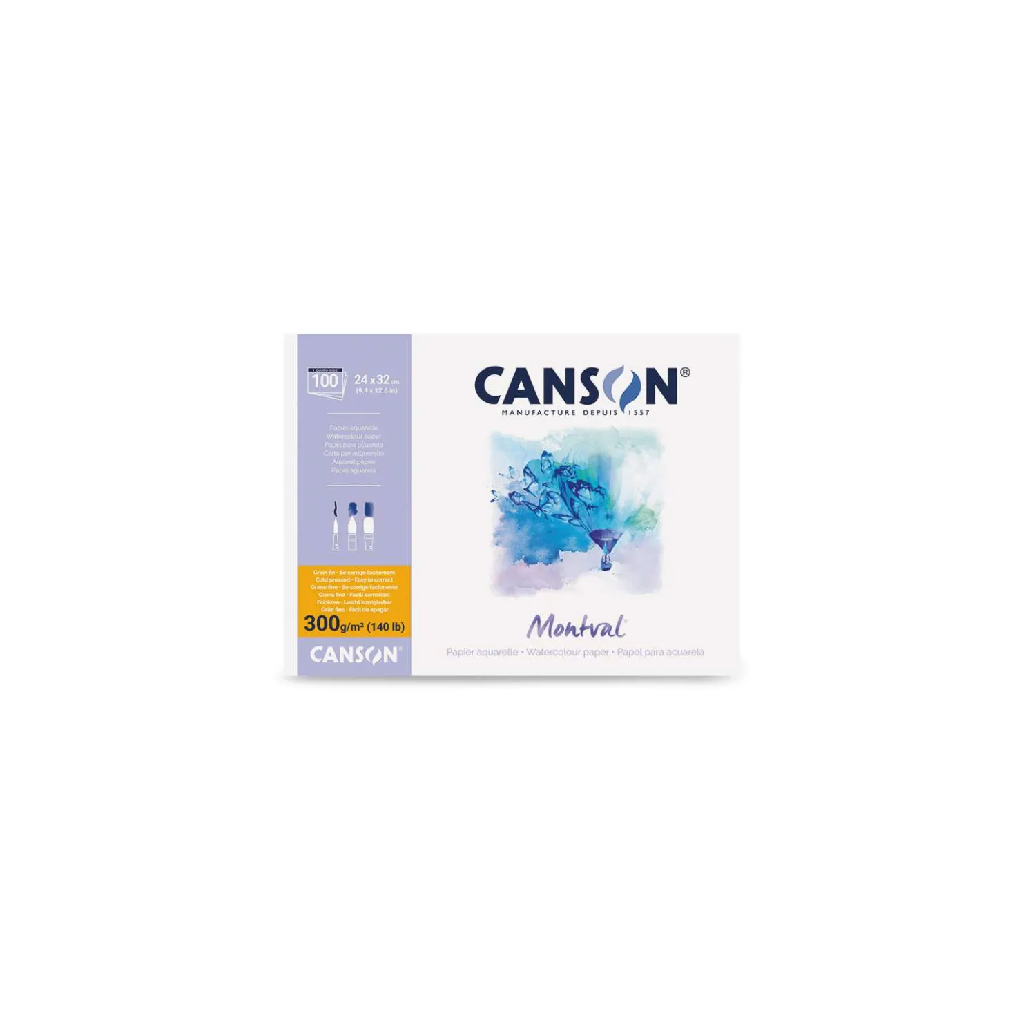 CANSON® Montval® Aquarellkarton, 300 g/qm Feinkorn