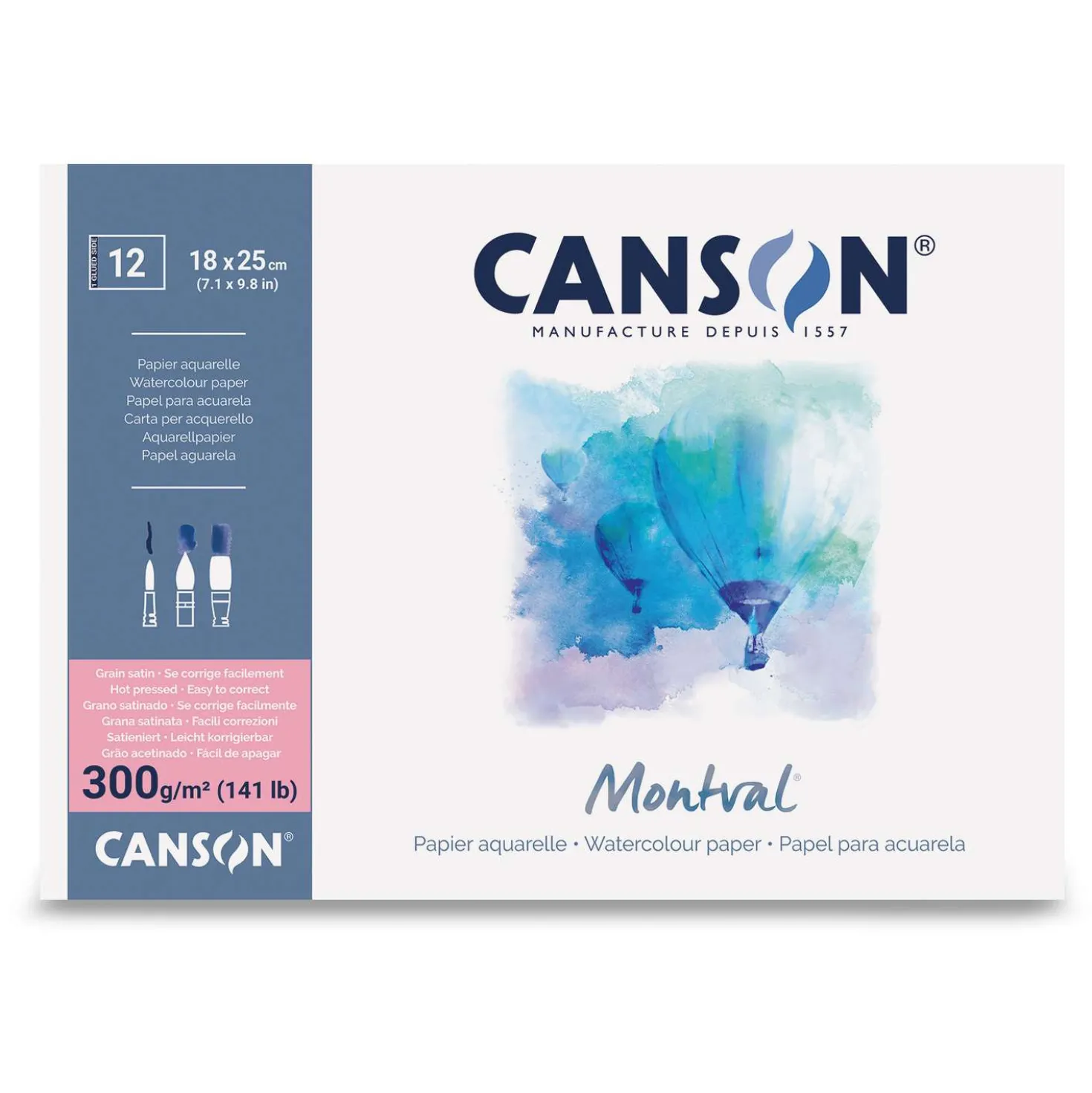 CANSON® Montval® Aquarellkarton, satiniert