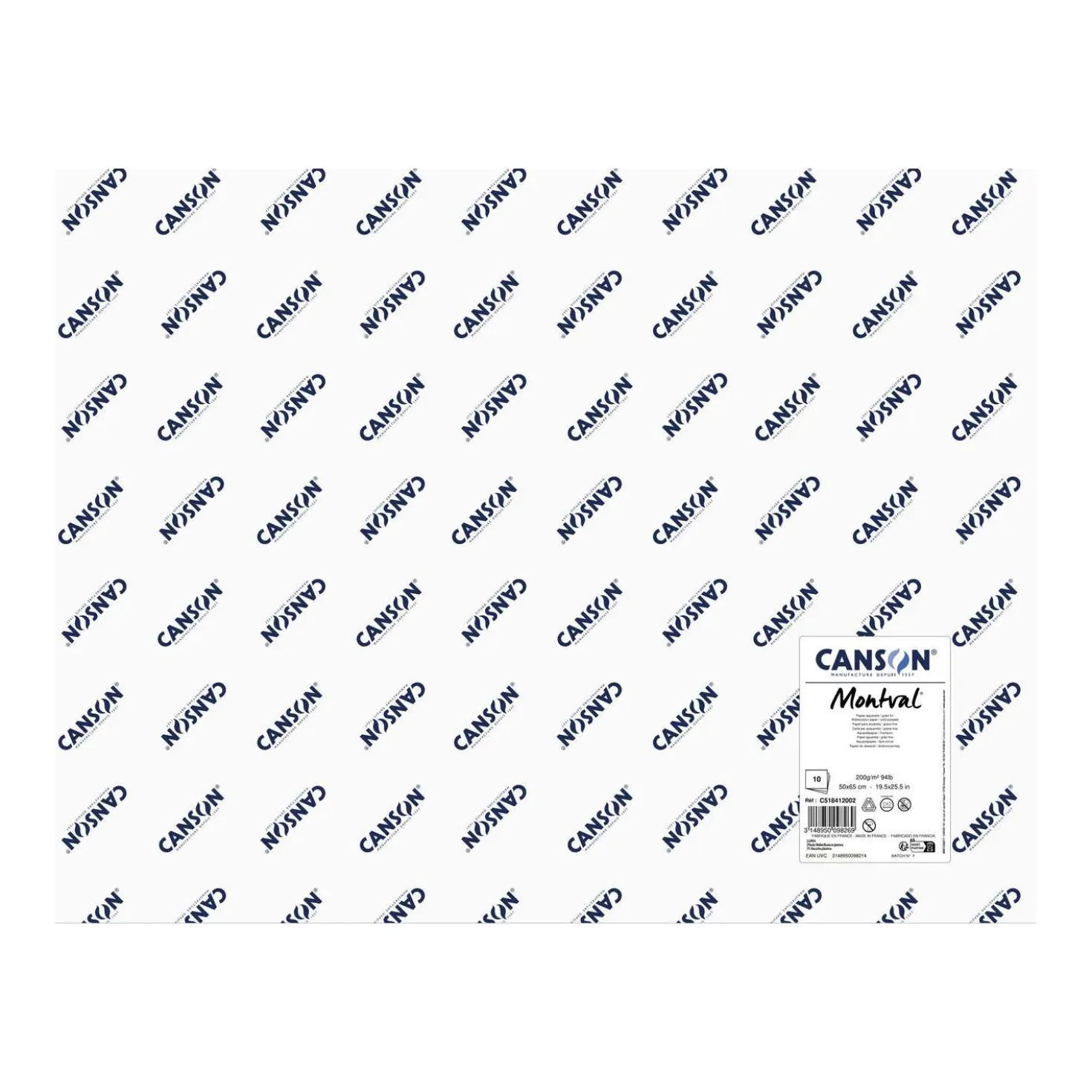 CANSON® Montval® Aquarellkarton, 200 g/qm Feinkorn