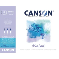 CANSON® Montval® Aquarellkarton „TORCHON“, 270 g/qm