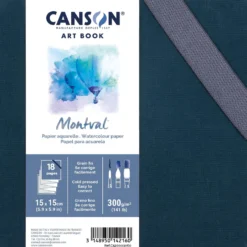 CANSON® Montval® Leporello ART BOOK, Hardcover-Aquarellbuch, 300 g/qm